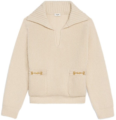 (W) 셀린느 심리스 캐시미어 풀오버 스웨터 오프 화이트. 2A85O384D-01EM Order (W) 셀린느 심리스 캐시미어 풀오버 스웨터 오프 화이트. 2A85O384D-01EM