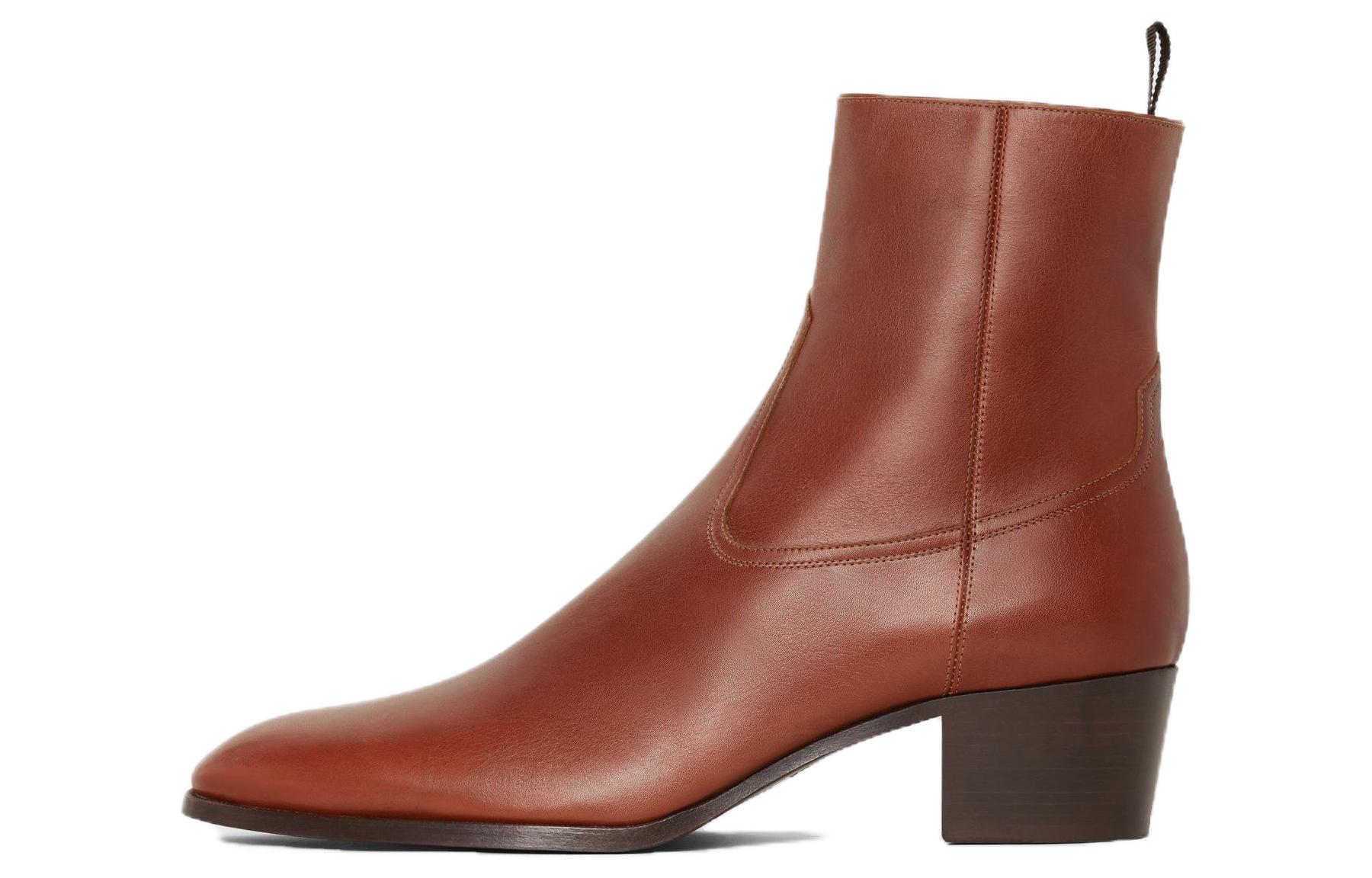 (W) CELINE Sharp-Toe Ankle Boot 'Tan'