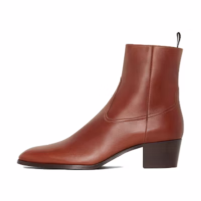 (W) CELINE Sharp-Toe Ankle Boot 'Tan'