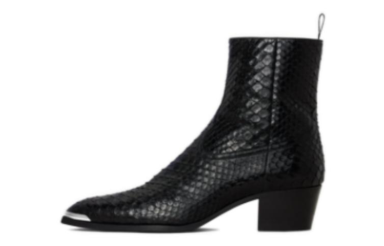 (Women) CELINE Sharp-Toed Ankle Boot 'Black 5cm Heel' 356874178C.38NO