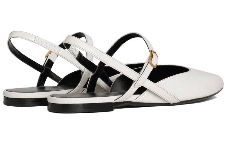 (W) CELINE Sharp Flat 'White Lizard Print' 圖 3