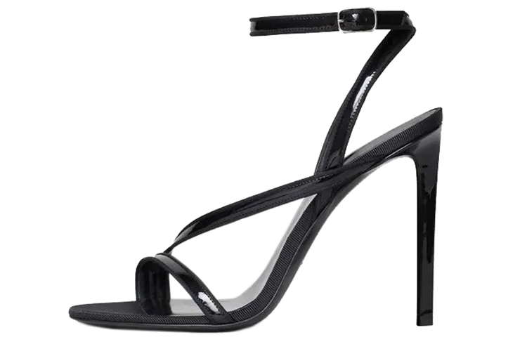 (W) CELINE Sharp High-Heeled Sandals 'Black'