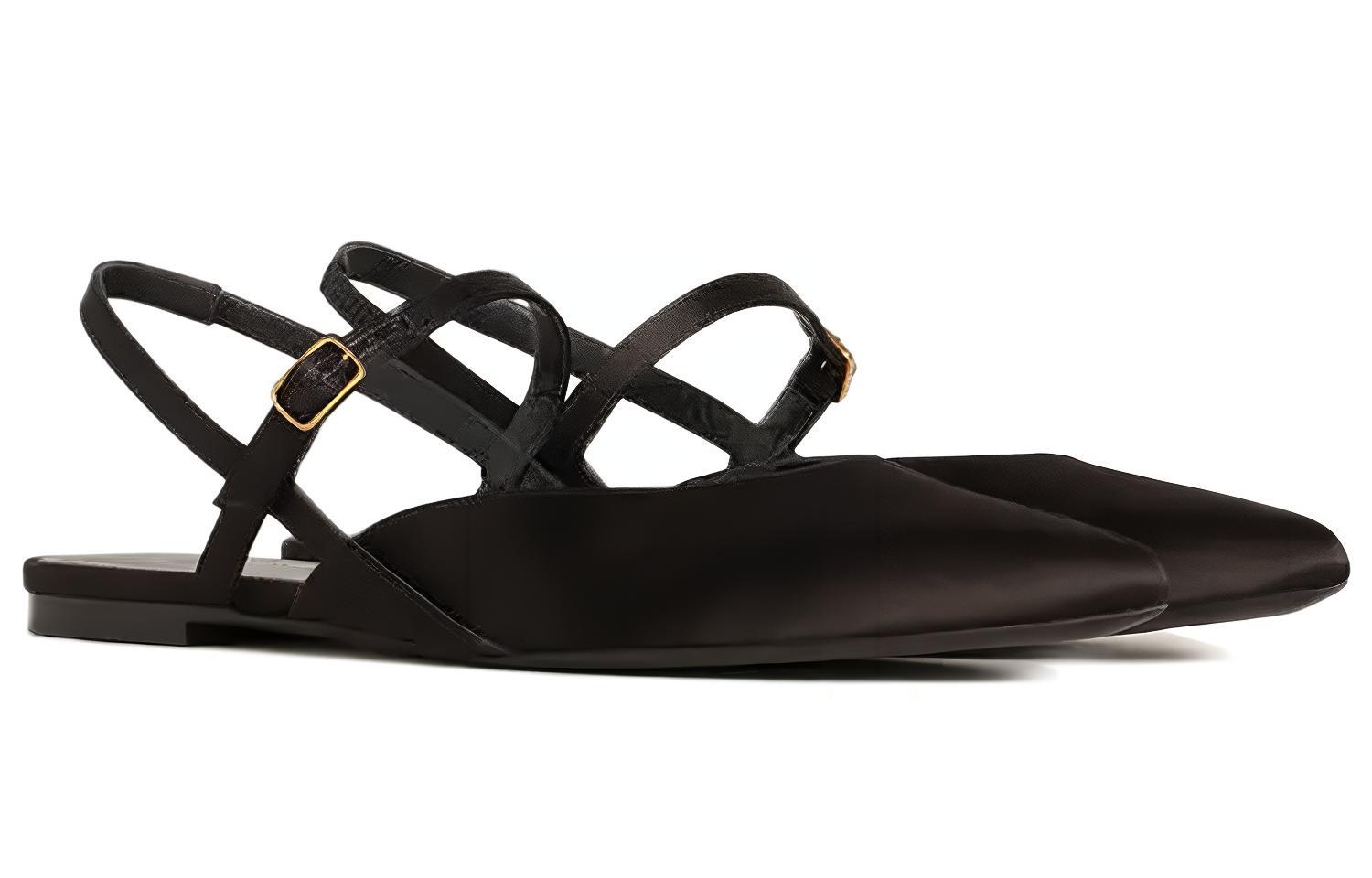 (W) CELINE Sharp Sandal 'Black Satin Ribbon' 圖 3
