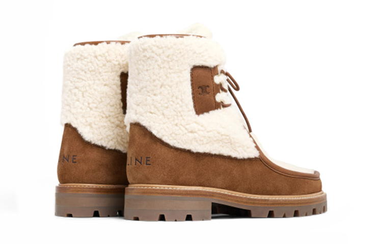 (W) CELINE Short Boot 'Brown Suede' 圖 4