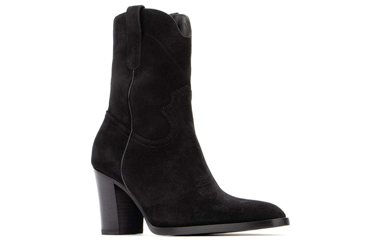 (W) CELINE Short Boots 'Warm CMFT Black Suede' 圖 2