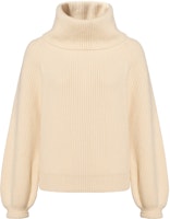 (Women) CELINE Signature Cashmere Turtleneck Sweater in Vanilla. 2A30F152I-01VA1 (Women) CELINE Signature Cashmere Turtleneck Sweater in Vanilla. 2A30F152I-01VA1