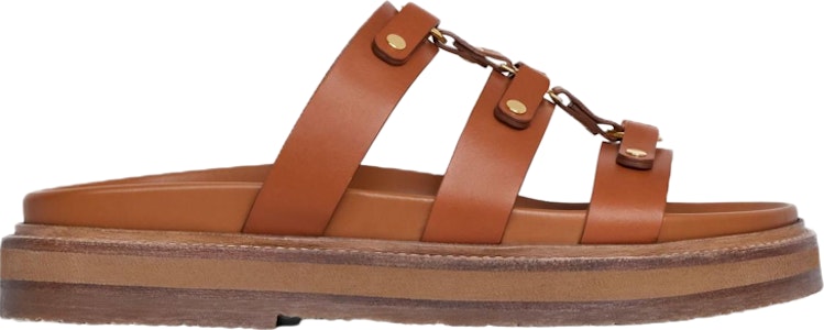 (W) CELINE Slip-On Hujung Bulat Flat 'Fashion Slide Coklat' 352343003C.04LU Order (W) CELINE Slip-On Hujung Bulat Flat 'Fashion Slide Coklat' 352343003C.04LU