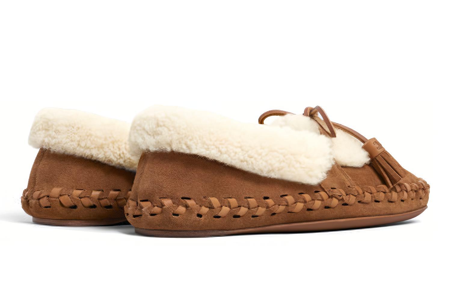 (W) CELINE Slip-On Sneakers 'Brown Suede' 圖 4