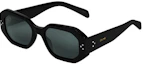 Order (Women) CELINE Square S255 Black Irregular UV Protection Sunglasses. CL40255I-01A