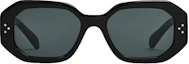 Lookbook (Women) CELINE Square S255 Black Irregular UV Protection Sunglasses. CL40255I-01A