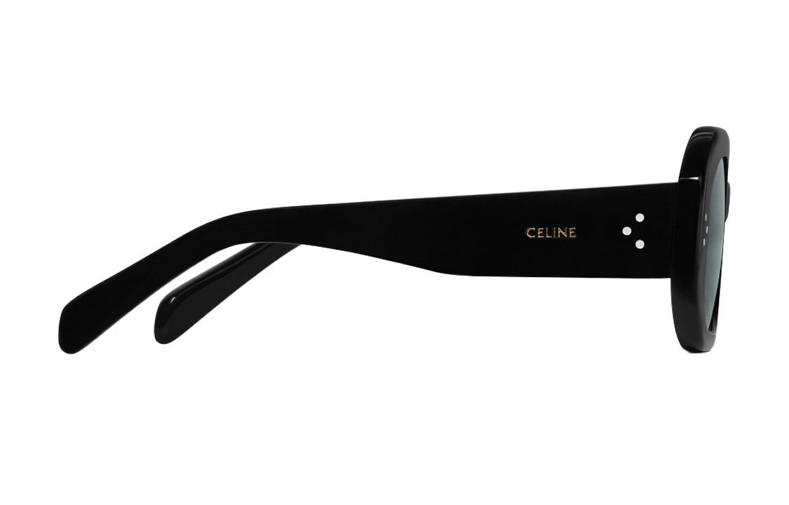 (Women) CELINE Square S255  Black Irregular UV Protection Sunglasses. CL40255I-01A 圖 4
