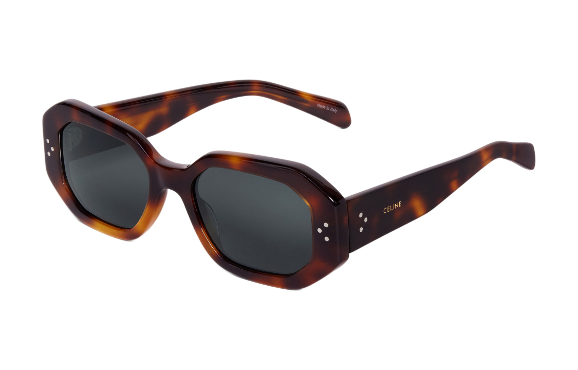 (Women) CELINE Square S255 Brown  Sunglasses UV Protection Irregular Frame. CL40255I-53A 圖 2