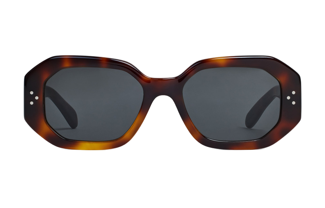 (Women) CELINE Square S255 Brown  Sunglasses UV Protection Irregular Frame. CL40255I-53A 圖 3