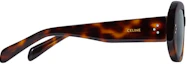 Shop (Women) CELINE Square S255 Brown Sunglasses UV Protection Irregular Frame. CL40255I-53A