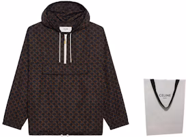 Shop (W) CELINE SS21 全Logo連帽外套拉鍊口袋 女款 黑色 2W388344N-02BL