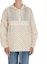 Shop (Women) CELINE SS21 Beige Nylon Monogram Logo Windbreaker Hoodie. 2W388344N-01GW