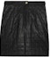 Order (Women) CELINE SS21 Black Leather Logo A-Line Skirt. 2H251978E-38NO