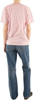 (W) CELINE 女士粉色标志印花宽松针织T恤 SS21款式。 2X764501F-24IA Shop (W) CELINE 女士粉色标志印花宽松针织T恤 SS21款式。 2X764501F-24IA