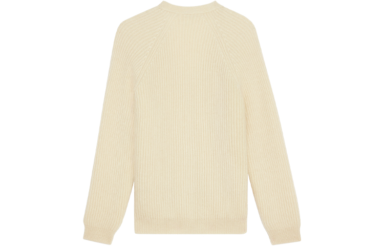 Lookbook (W) CELINE SS21 Sweater Rajut Polos Warna Cream Putih. 2A16O377N-01OW