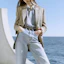 Shop (Women) CELINE SS21 Tournon Houndstooth Blazer Colorblock Jacket 2V47D778K-14MC