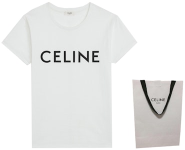 (W) CELINE 2021春夏白色標誌印花寬版針織T恤 2X314916G-01OB Shop (W) CELINE 2021春夏白色標誌印花寬版針織T恤 2X314916G-01OB