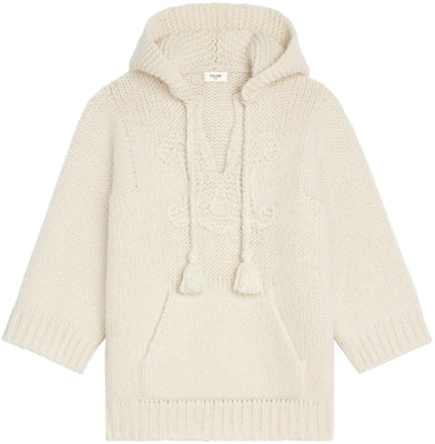 (W) CELINE 春夏22 米色羊毛V领连帽毛衣 2A74Z833R-01OW Order (W) CELINE 春夏22 米色羊毛V领连帽毛衣 2A74Z833R-01OW