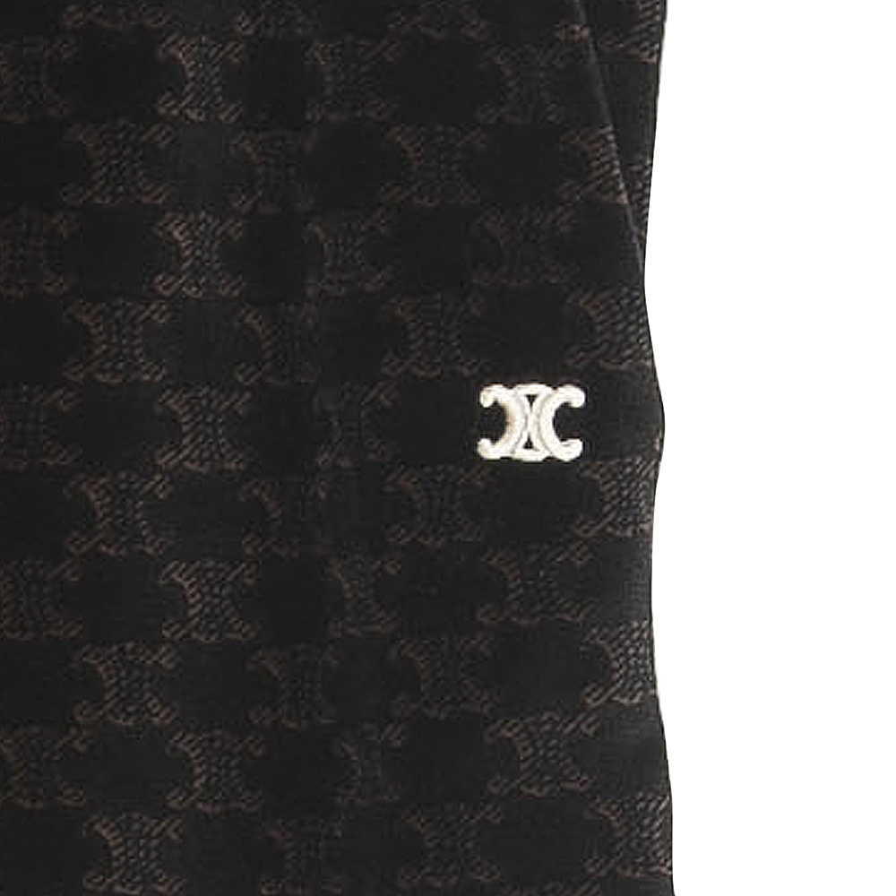 Shop (W) Pantalones Jogger de Punto CELINE SS22 Marrón con Estampado Integral. 2Z138811P-38NM