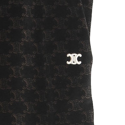 (W) Pantalones Jogger de Punto CELINE SS22 Marrón con Estampado Integral. 2Z138811P-38NM Shop (W) Pantalones Jogger de Punto CELINE SS22 Marrón con Estampado Integral. 2Z138811P-38NM