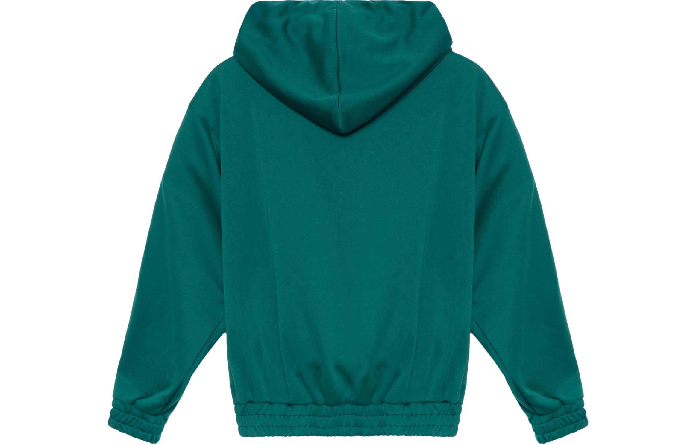 Lookbook (Women) CELINE SS22  Green Zip-Up Hoodie Jacket with Letter Print. 2Y721121O-30OW