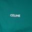 Sizing (Women) CELINE SS22 Green Zip-Up Hoodie Jacket with Letter Print. 2Y721121O-30OW