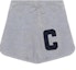Order (Women) CELINE SS22 Grey Casual Shorts with Logo Embroidery and Drawstring. 2A12V402P-10AN