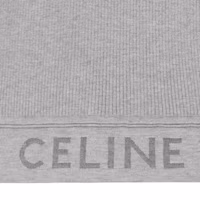 Sizing (W) CELINE SS22 灰色針織背心配簡約標誌設計 2A68L372N-08GC