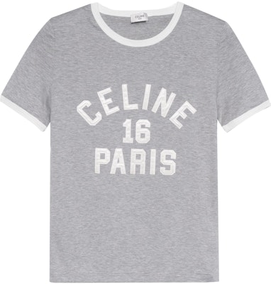 (Women) CELINE SS22 Grey Logo Print Crewneck Short Sleeve Regular T-Shirt. 2X13B671Q-09OW Buy (Women) CELINE SS22 Grey Logo Print Crewneck Short Sleeve Regular T-Shirt. 2X13B671Q-09OW