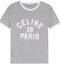 Order (Women) CELINE SS22 Grey Logo Print Crewneck Short Sleeve Regular T-Shirt. 2X13B671Q-09OW