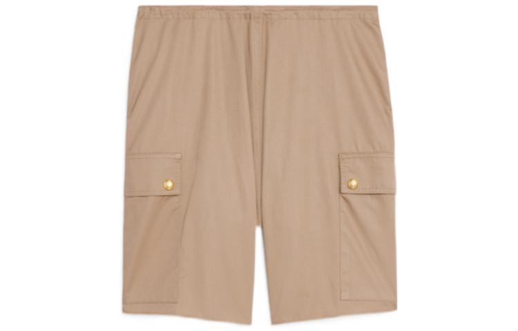 Lookbook (W) CELINE SS22 卡其色中腰绑带休闲短裤 2Z168004N-02BG