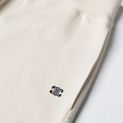 (Women) CELINE SS22 Logo Drawstring Casual Loose Shorts Ivory White. 2Z057450I-01LI Details for (Women) CELINE SS22 Logo Drawstring Casual Loose Shorts Ivory White. 2Z057450I-01LI