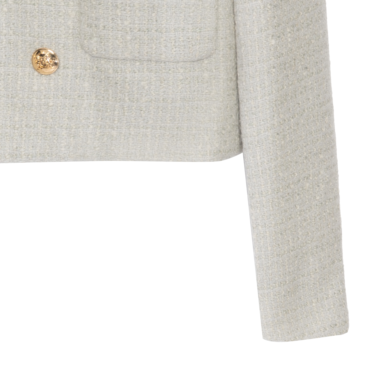 Details for (W) CELINE SS22 薄荷綠雙排扣長袖外套。 2V83C739P-30VD