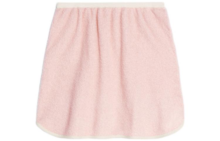 Lookbook (W) CELINE SS22 粉色刺繡字母綁帶休閒迷你裙 2A41Y327Q-24LP