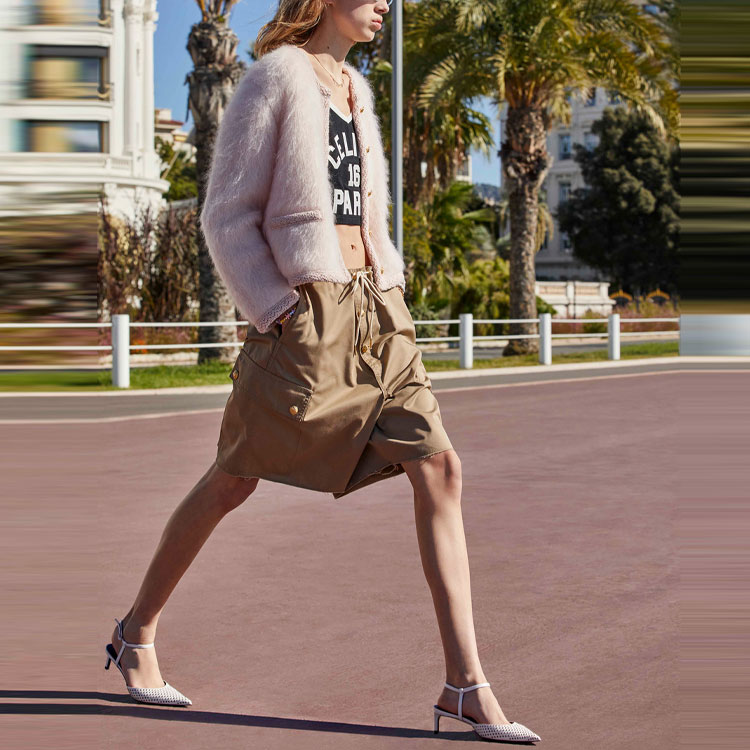 Shop (Women) CELINE SS22  Pink Single-Breasted Solid Color Jacket. 2A43Y270R-25PQ