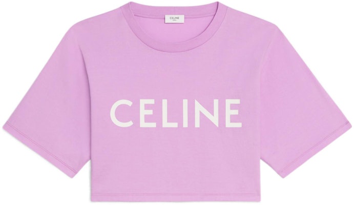 (W) CELINE SS22 紫色棉质短袖短款T恤. 2X761671Q-33HO Buy (W) CELINE SS22 紫色棉质短袖短款T恤. 2X761671Q-33HO