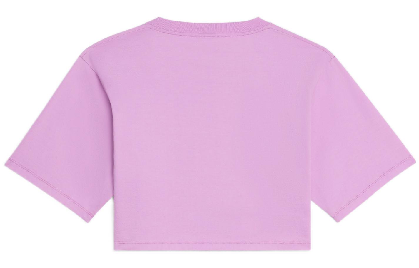 Lookbook (W) CELINE SS22 紫色棉质短袖短款T恤. 2X761671Q-33HO