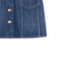 Sizing (Women) CELINE SS22 Solid Button-Up Denim Skirt in Blue. 2S189365M-07DU