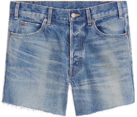 (Women) CELINE SS22 Solid Washed Mini Denim Shorts Blue 2N757930F-07UW Buy (Women) CELINE SS22 Solid Washed Mini Denim Shorts Blue 2N757930F-07UW