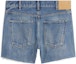 Lookbook (Women) CELINE SS22 Solid Washed Mini Denim Shorts Blue 2N757930F-07UW