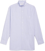 (Women) CELINE SS22 Striped Print Single-Breasted Long-Sleeve Shirt Blue 2C677037P-01CX (Women) CELINE SS22 Striped Print Single-Breasted Long-Sleeve Shirt Blue 2C677037P-01CX