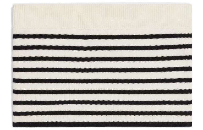 Order (W) 셀린느 SS22 스트라이프 슬림핏 화이트 크롭 튜브탑. 2A02Z212L-01CB