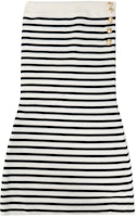 (Women) CELINE SS22 Striped Wool Strapless Mini Dress White 2A03Z212L-01CB (Women) CELINE SS22 Striped Wool Strapless Mini Dress White 2A03Z212L-01CB