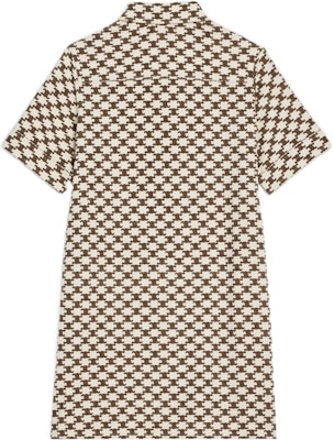 (Women) CELINE SS22 Vanilla Logo Print Short-Sleeve Button-Up Dress. 2X37B962R-01MZ Lookbook (Women) CELINE SS22 Vanilla Logo Print Short-Sleeve Button-Up Dress. 2X37B962R-01MZ