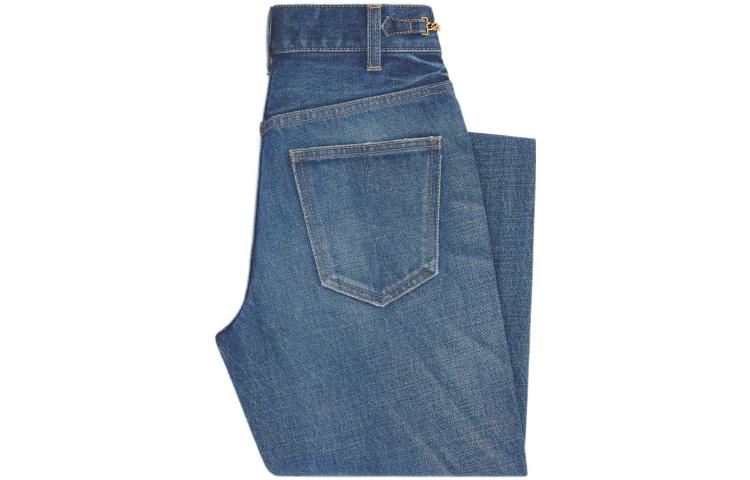 (Women) CELINE SS22  Washed Denim Flare Jeans Blue 2N688365M-07DU 圖 3