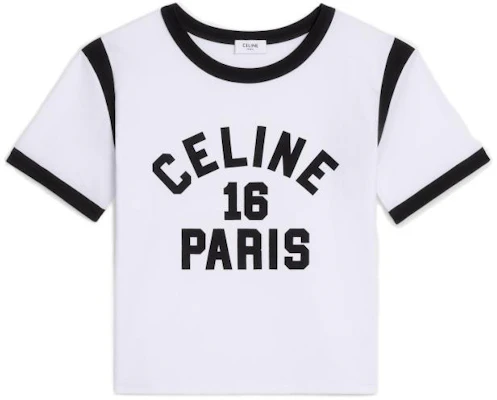(W) Camiseta Oversize Blanca CELINE SS22 con Logo y Ribete en Contraste. 2X97A671Q-01EA Order (W) Camiseta Oversize Blanca CELINE SS22 con Logo y Ribete en Contraste. 2X97A671Q-01EA